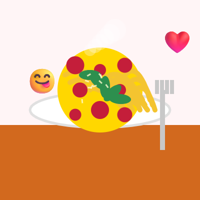 Piatto di pasta pronto